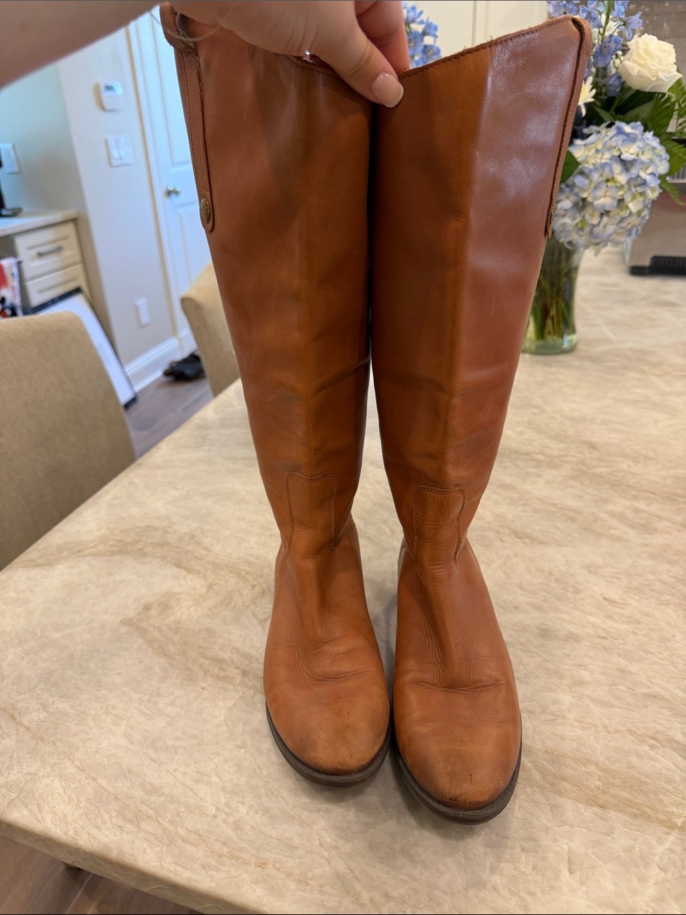 Sam Edelman Classic Tall Leather Riding Boots - Penny